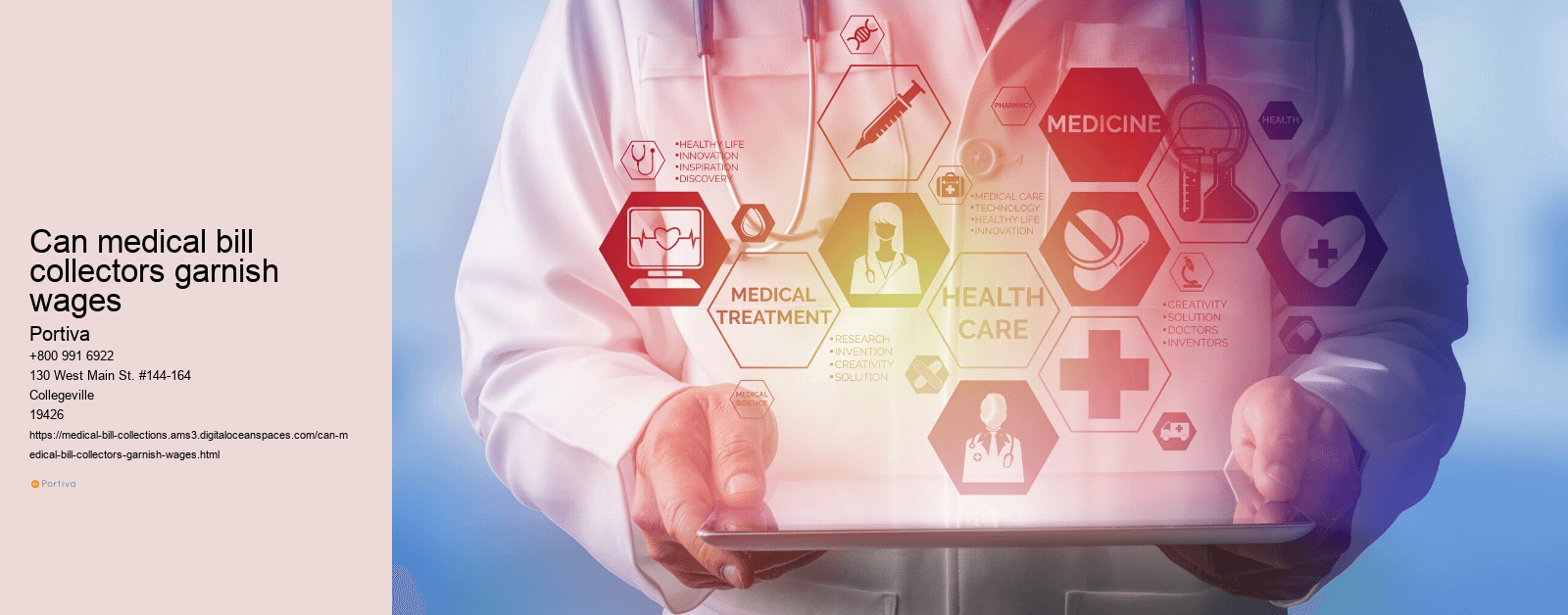 can medical bill collectors garnish wages