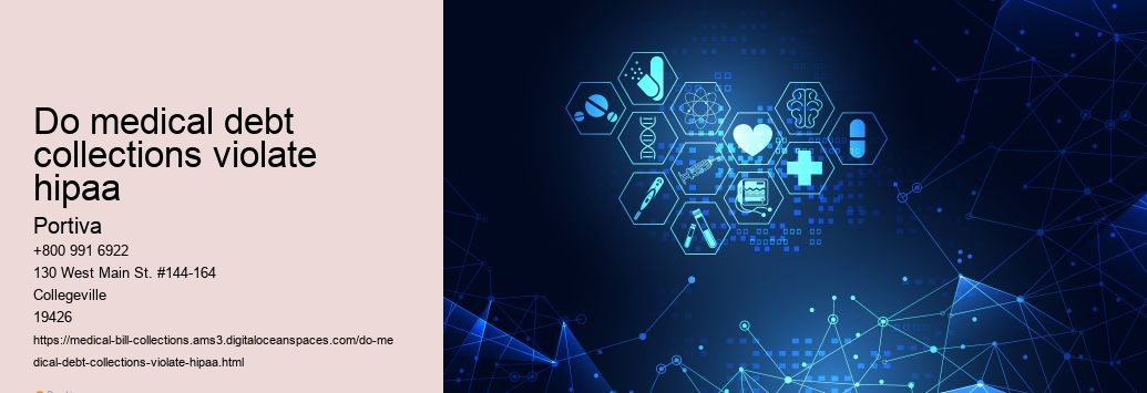 do medical debt collections violate hipaa