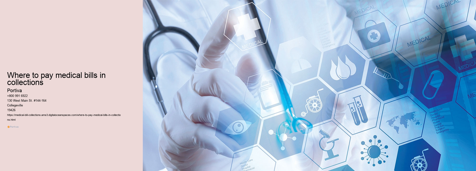 where to pay medical bills in collections